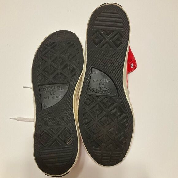 Converse Chuck ‘Logo Play’ White Rush Blue Hi Tops. Awesome! Unisex M 11.5, W9.5 - Picture 6 of 16